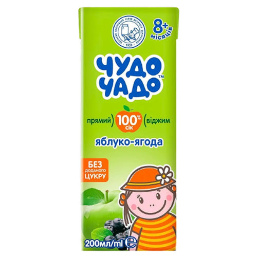 JUICE APPLE&CHOKEBERRY NOT FROM CONCENTRATE 18/0.2L CHUDO CHADO