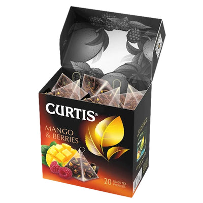 TEA BLACK MANGO&BERRIES PYRAMIDS 12/(20X1.7GR) CURTIS N16777