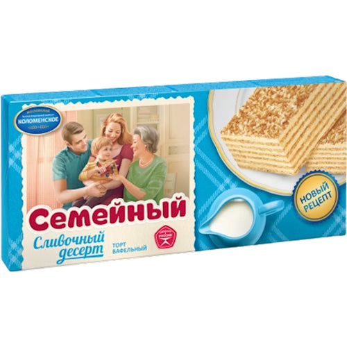 CAKE WAFFLE SEMEYNIY CREAMY DESSERT  20/230GR KOLOMENSKOE 534