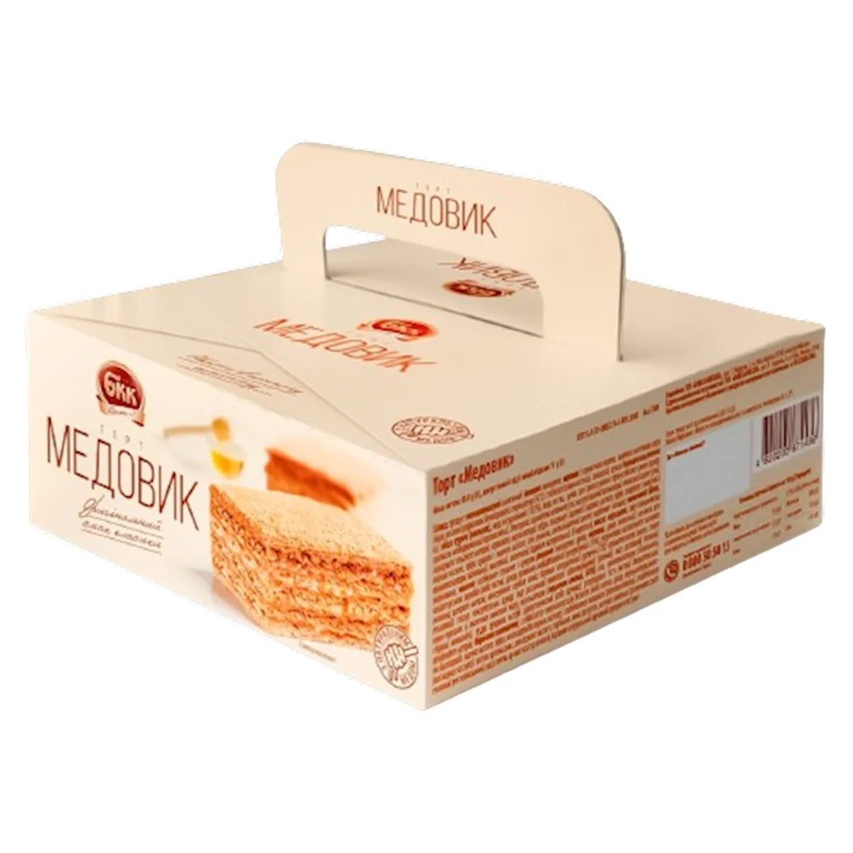 CAKE HONEY MEDOVIK 6/700GR BKK UKRAINE N4499