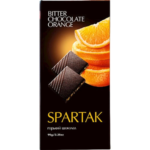 CHOCOLATE BAR BITTER W/ORANGE 20/95GR SPARTAK N10135