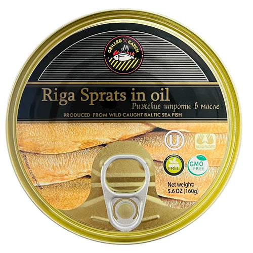 SPRATS RIGA IN OIL E/O 36/160GR BRIVAIS VILNIS