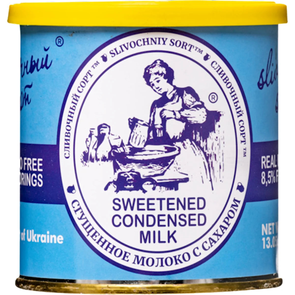 CONDENSED MILK WITH SUGAR 15/370GR SLIVOCHNIY SORT