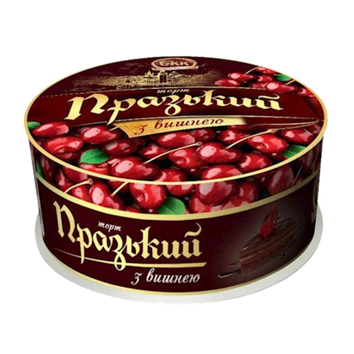CAKE PRAGUE W/CHERRY JAM SMALL 6/450GR BKK UKRAINE N4574