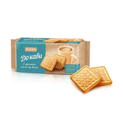 COOKIES FOR COFFEE BUTTER VANILLA 28/185GR ROSHEN N4934