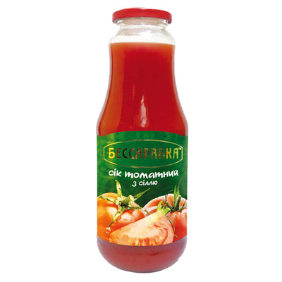JUICE TOMATO W/SALT 6/1L BESSARABKA UKRAINE