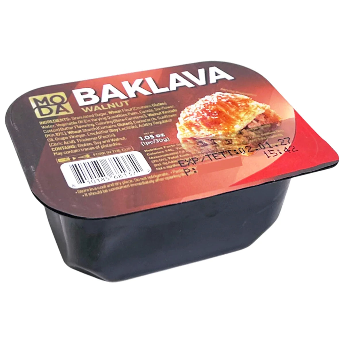 BAKLAVA WALNUT SINGLE SERVE 24/30GR MODA N686007