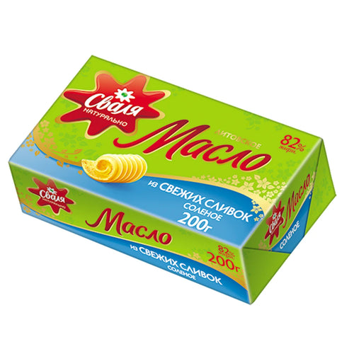 BUTTER LIGHTLY SALTED 20/200GR SVALIA LITHUANIA  N8699