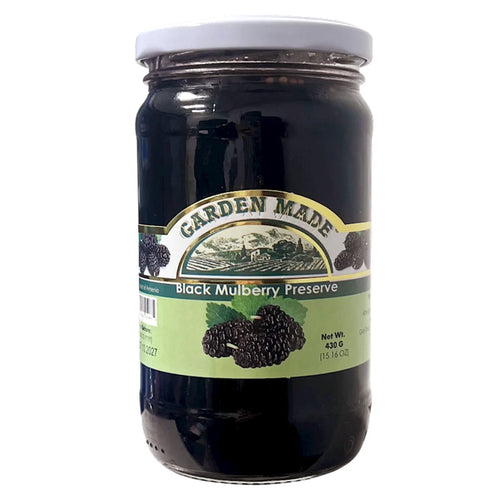 PRESERVE BLACK MULBERRY 12/430GR GARDEN MADE N875